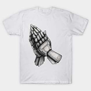 Praying Robotic Hands T-Shirt